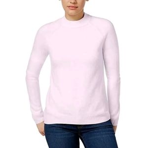 Karen Scott Luxsoft Mock-Neck Sweater Size L